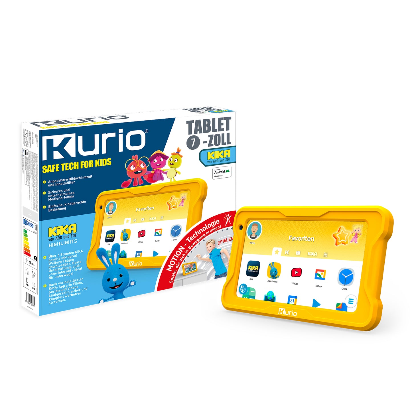 KURIO Tablet 7" KIKA EDITION