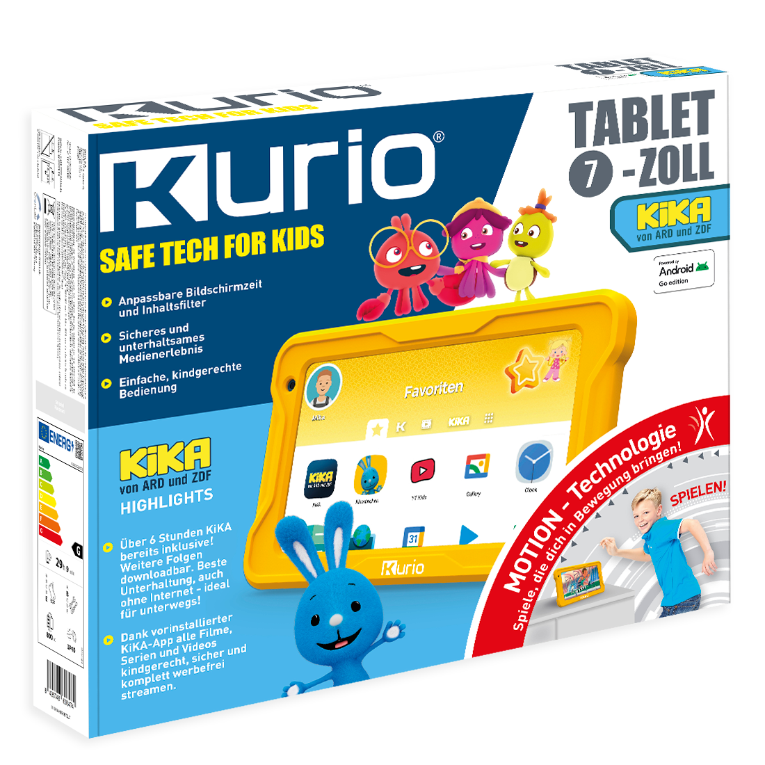 KURIO Tablet 7" KIKA EDITION
