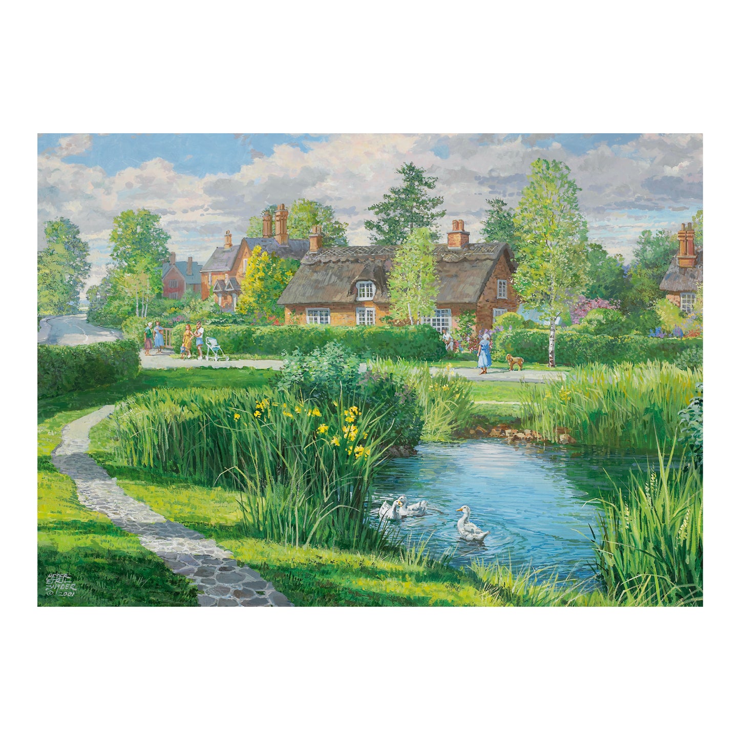 Falcon - Riverside Cottages (2x500 pieces) - product image - Jumboplay.com