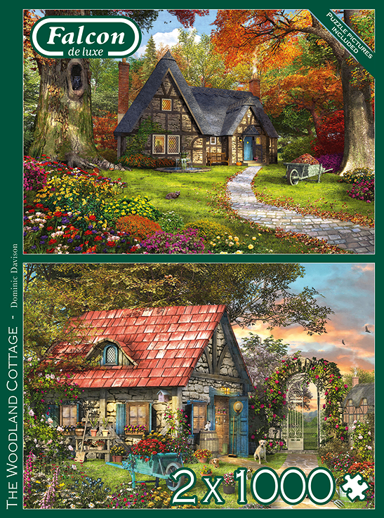 Falcon - The Woodland Cottage (2x1000 pieces) - product image - Jumboplay.com