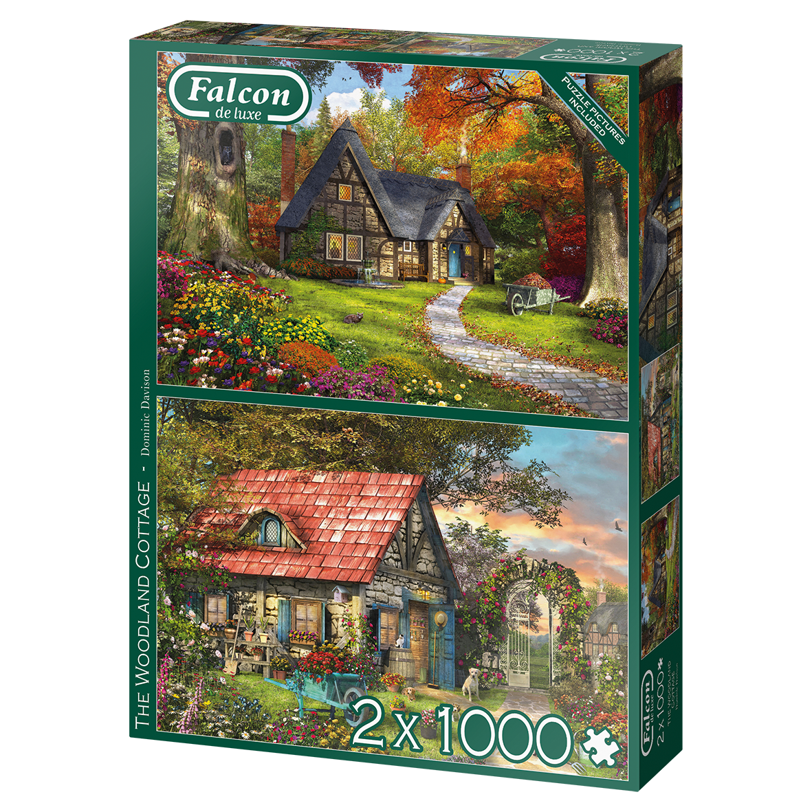 Falcon - The Woodland Cottage (2x1000 pieces) - product image - Jumboplay.com