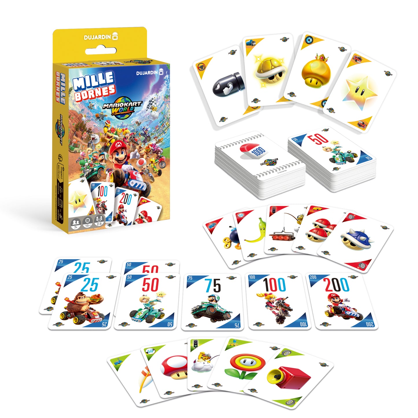 Mille Bornes Pocket - Mario Kart World