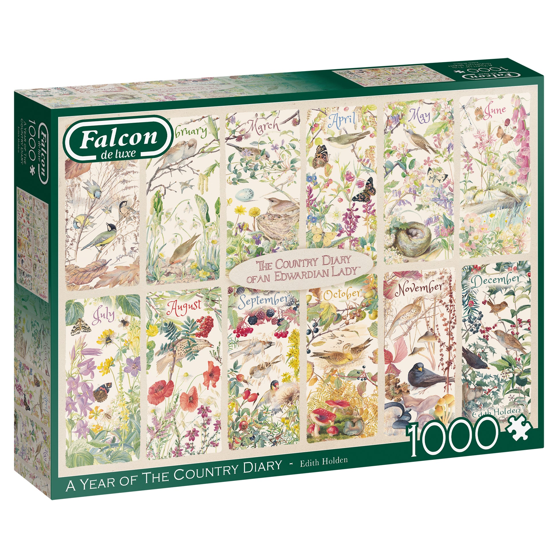 Falcon - A Year of The Country Diary (1000 pieces) - product image - Jumboplay.com