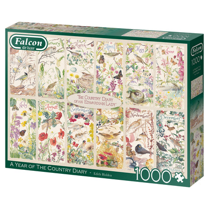 Falcon - A Year of The Country Diary (1000 pieces) - product image - Jumboplay.com