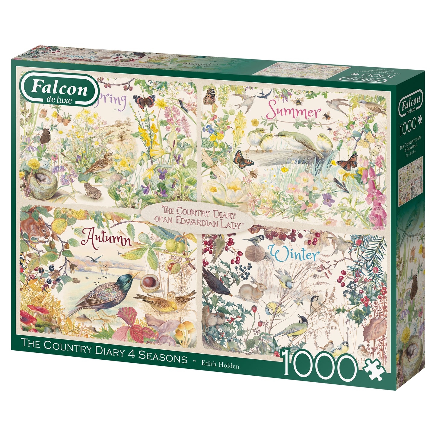 Falcon - The Country Diary 4 Seasons (1000 pieces) - product image - Jumboplay.com