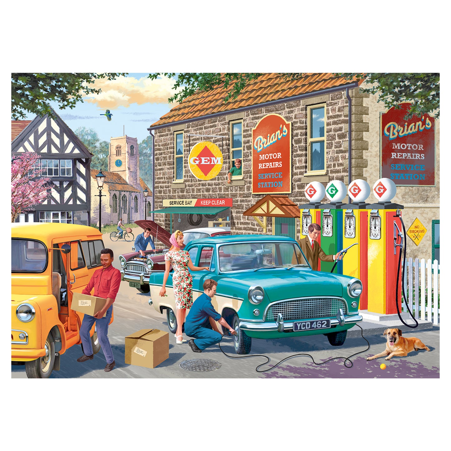 Falcon - The Petrol Station (1000 pieces) - product image - Jumboplay.com
