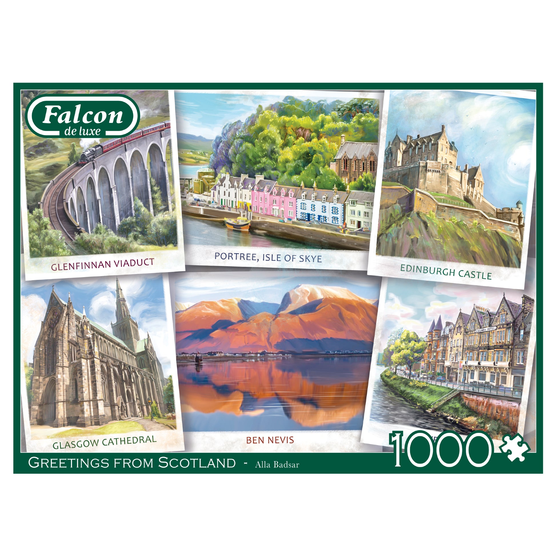 Falcon - Greetings from Scotland (1000 pieces) - product image - Jumboplay.com