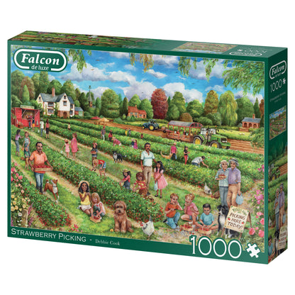 Falcon - Strawberry Picking (1000 pieces) - product image - Jumboplay.com