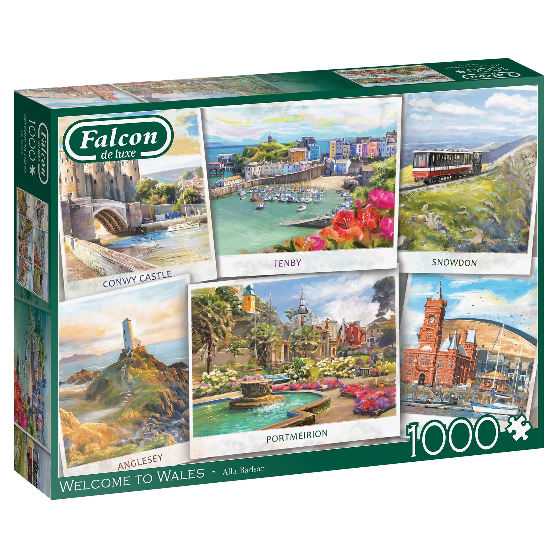 Falcon - Welcome to Wales (1000 pieces) - product image - Jumboplay.com