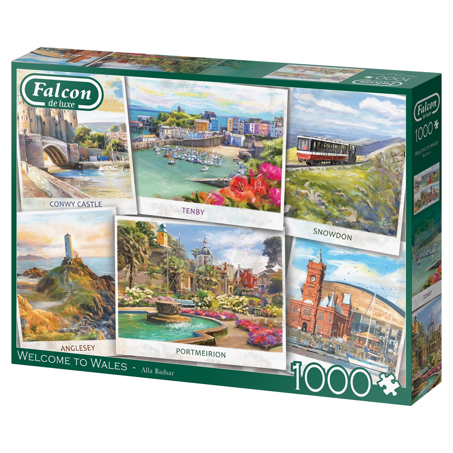 Falcon - Welcome to Wales (1000 pieces) - product image - Jumboplay.com