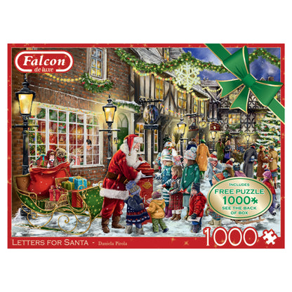 Falcon - Letters for Santa (2x1000 pieces, 1 puzzle for free) - product image - Jumboplay.com