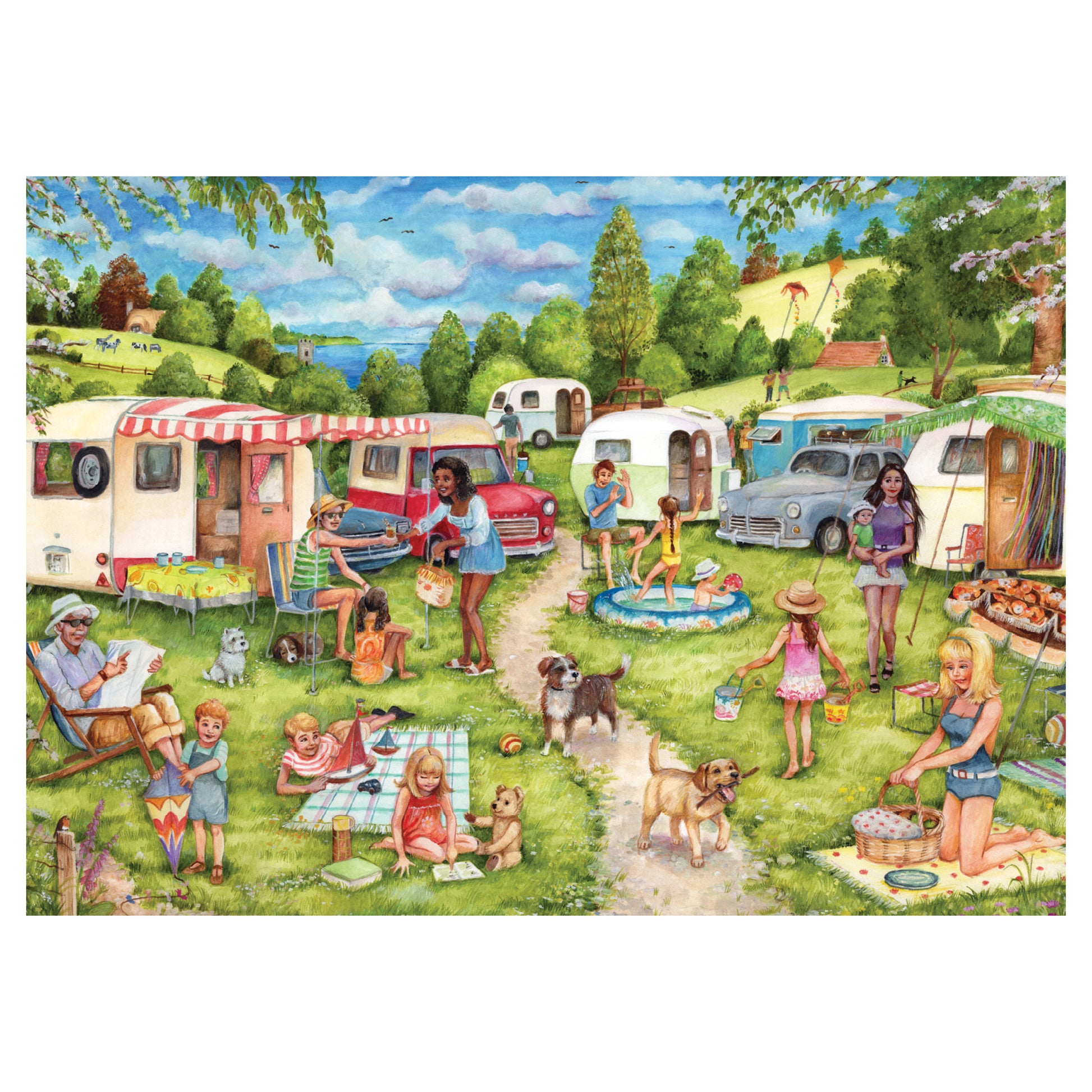 Falcon - Camping and Caravanning (2x500 pieces) - product image - Jumboplay.com