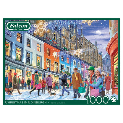 Falcon Christmas in Edinburgh 1000pcs - product image - Jumboplay.com