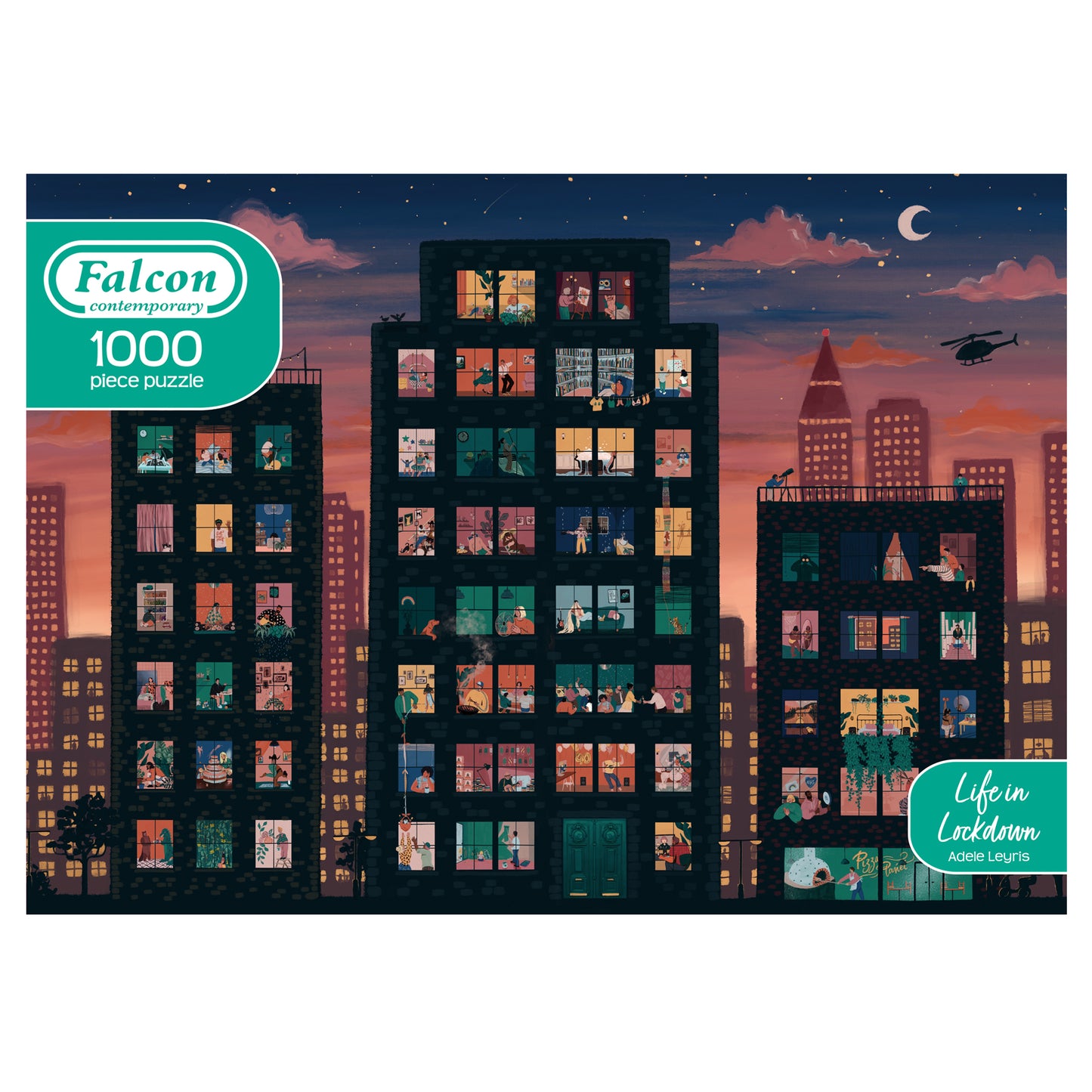 Falcon Contemporary - Life in Lockdown (1000 pieces) - product image - Jumboplay.com