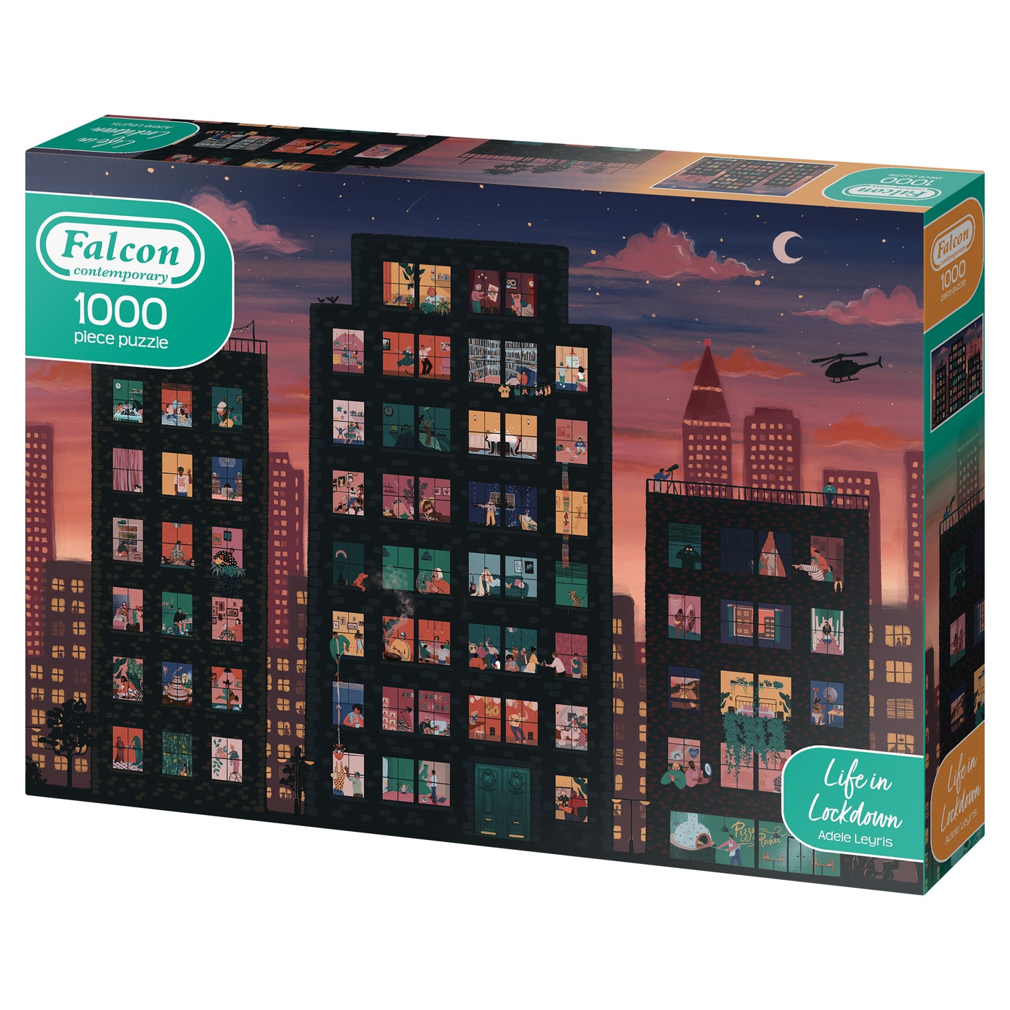 Falcon Contemporary - Life in Lockdown (1000 pieces) - product image - Jumboplay.com