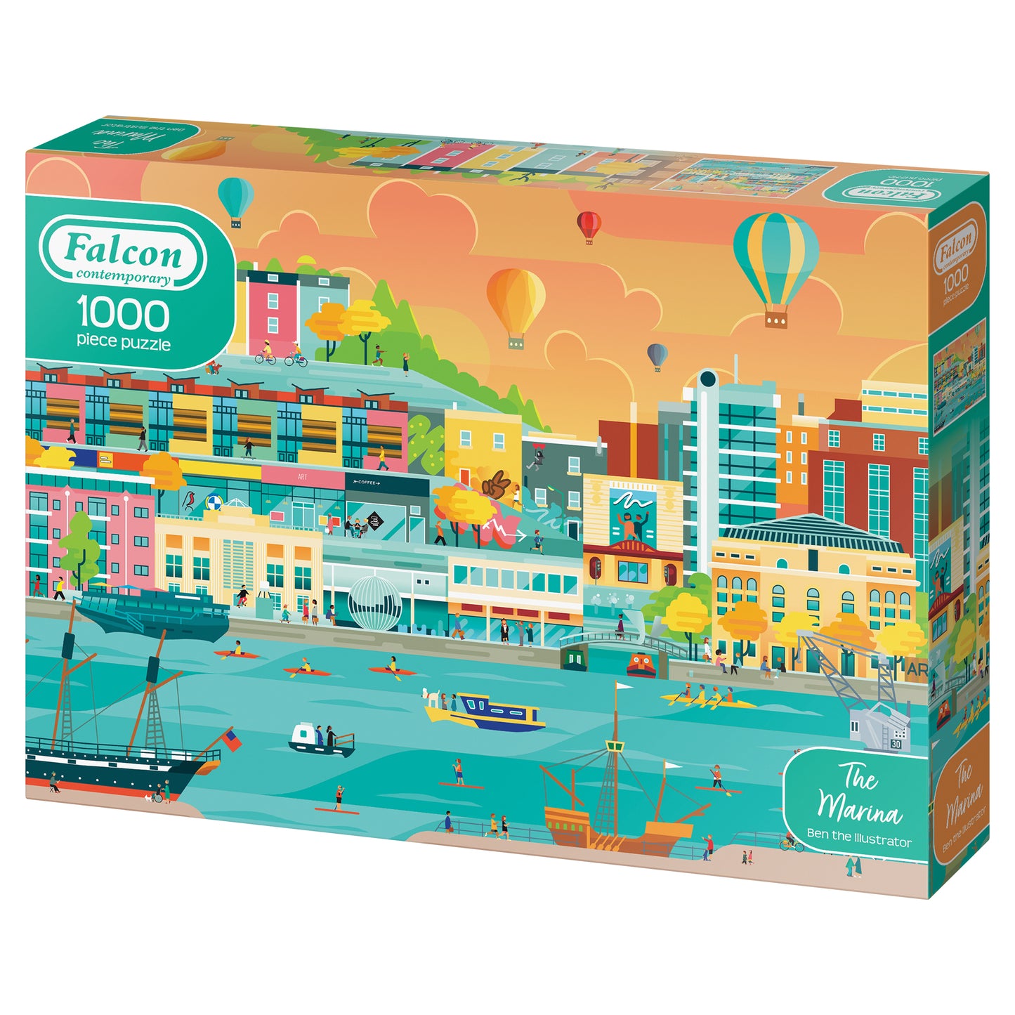 Falcon Contemporary - The Marina (1000 pieces) - product image - Jumboplay.com