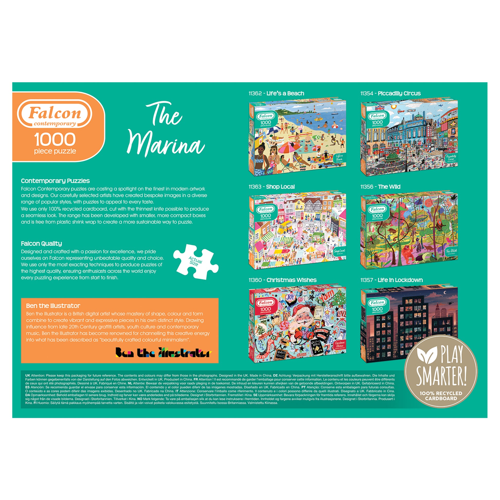 Falcon Contemporary - The Marina (1000 pieces) - product image - Jumboplay.com