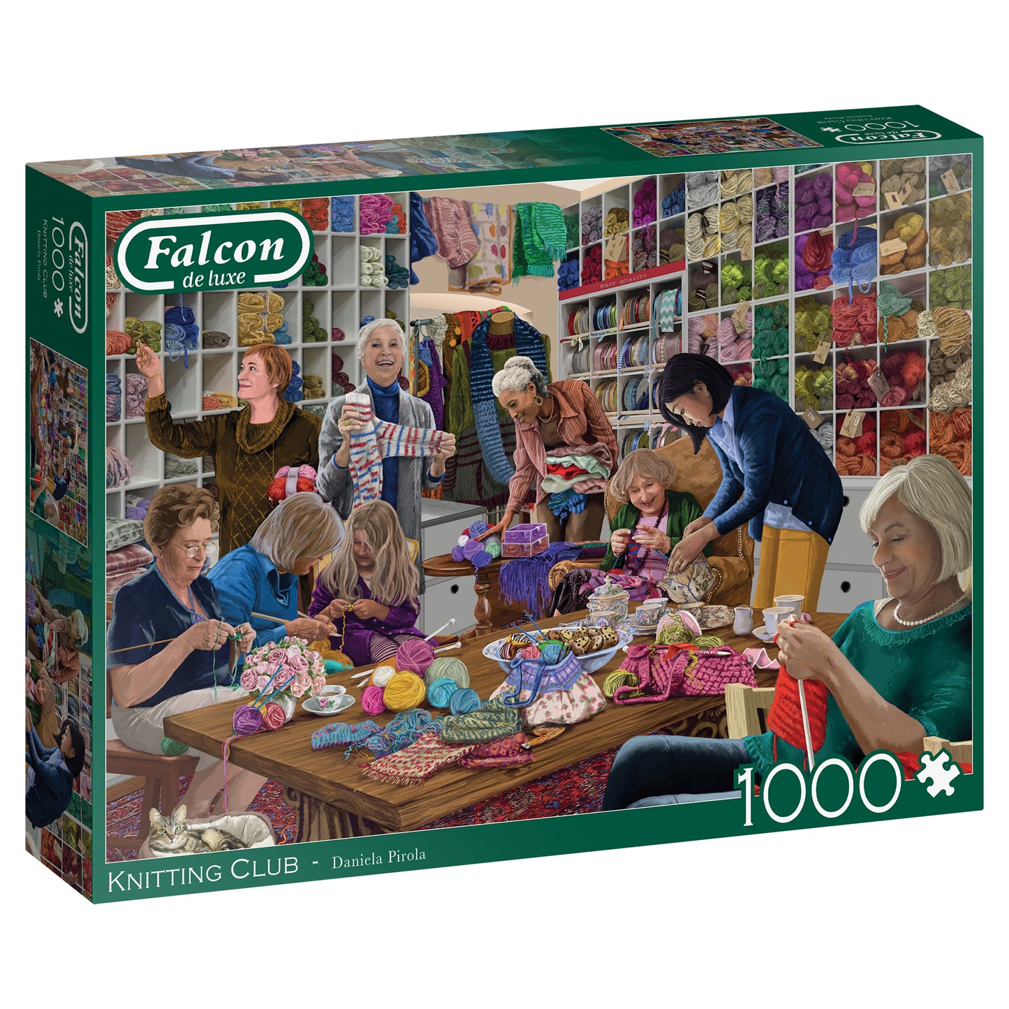 Falcon - The Knitting Club (1000 pieces) - product image - Jumboplay.com