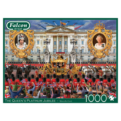Falcon - The Queen's Platinum Jubilee (1000 pieces) - product image - Jumboplay.com