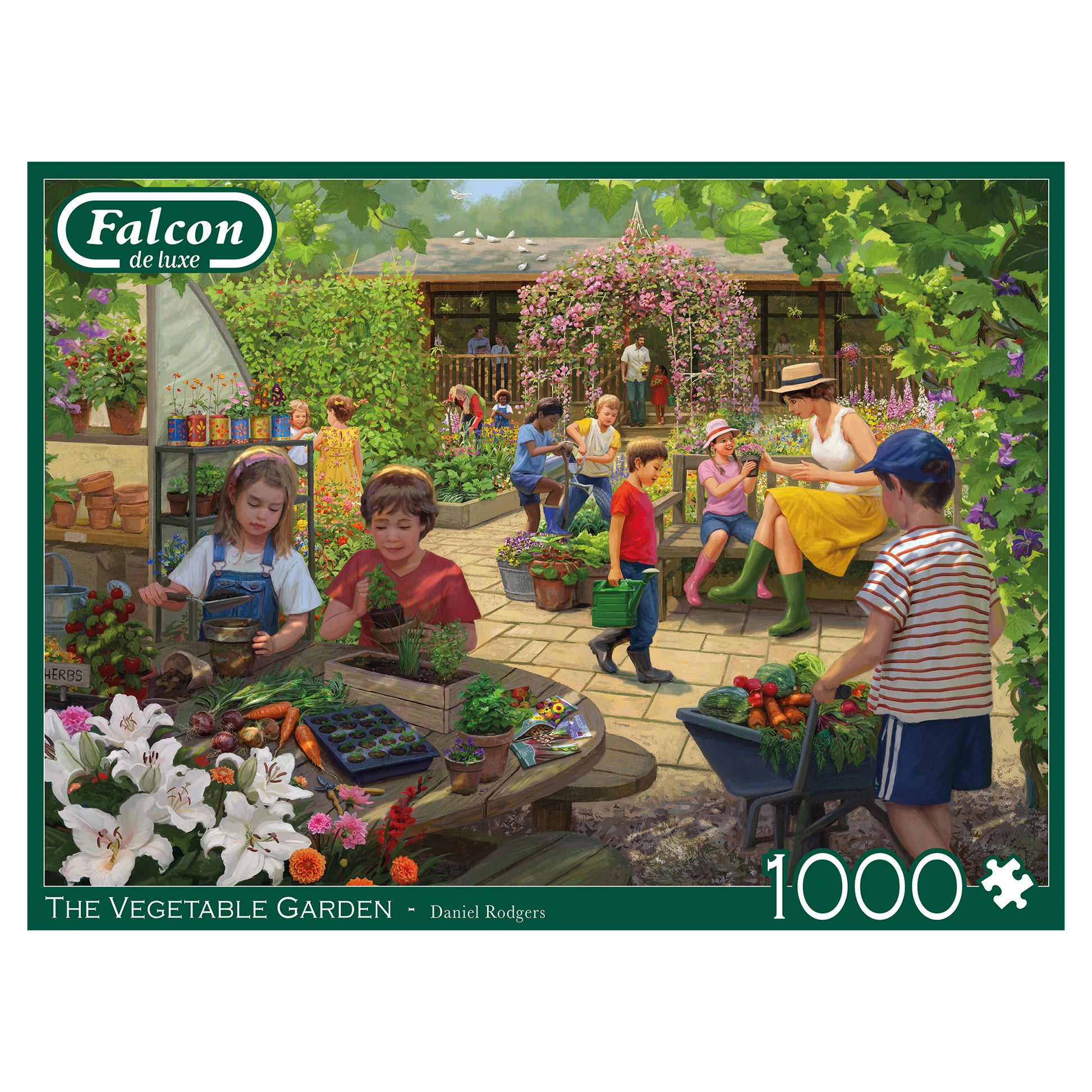 Falcon - The Vegetable Garden (1000 pieces) - product image - Jumboplay.com