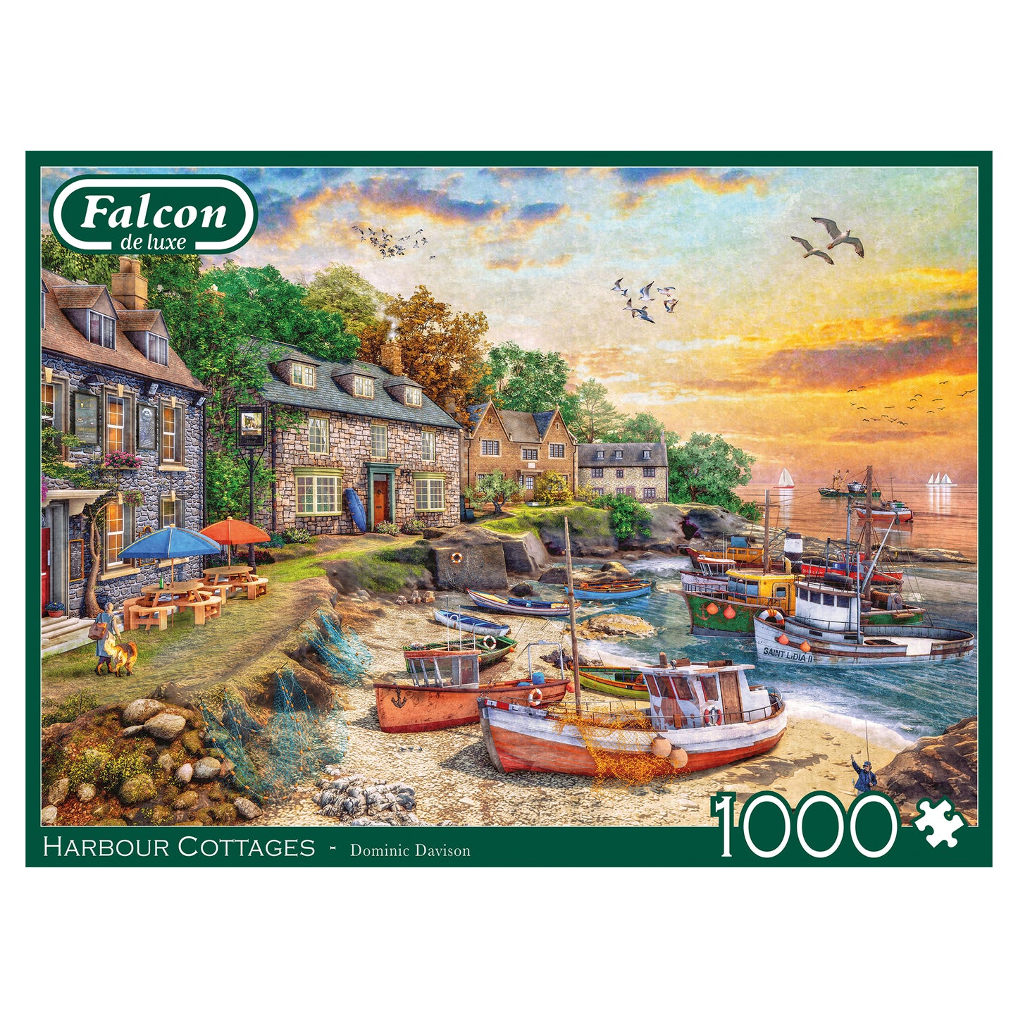 Falcon - Harbour Cottages (1000 pieces) - product image - Jumboplay.com