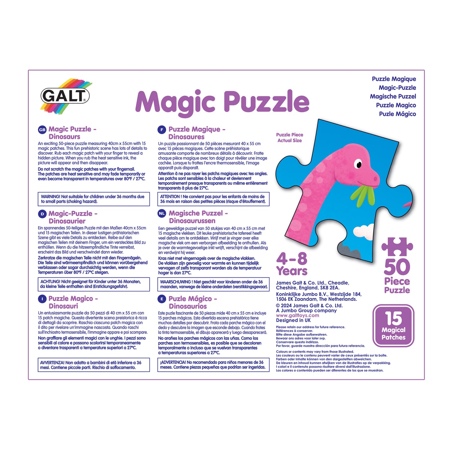 Magic Puzzle: Dinosaurs