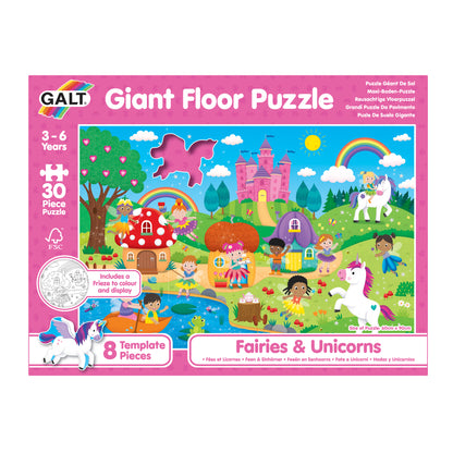Giant Floor Puzzle: Fairies & Unicorns
