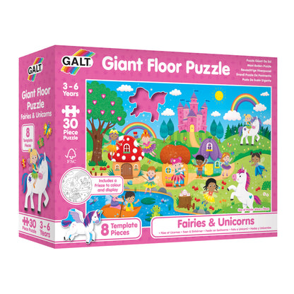 Giant Floor Puzzle: Fairies & Unicorns