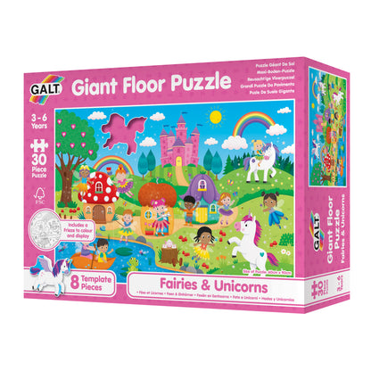 Giant Floor Puzzle: Fairies & Unicorns