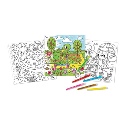 Tear and share - colouring book