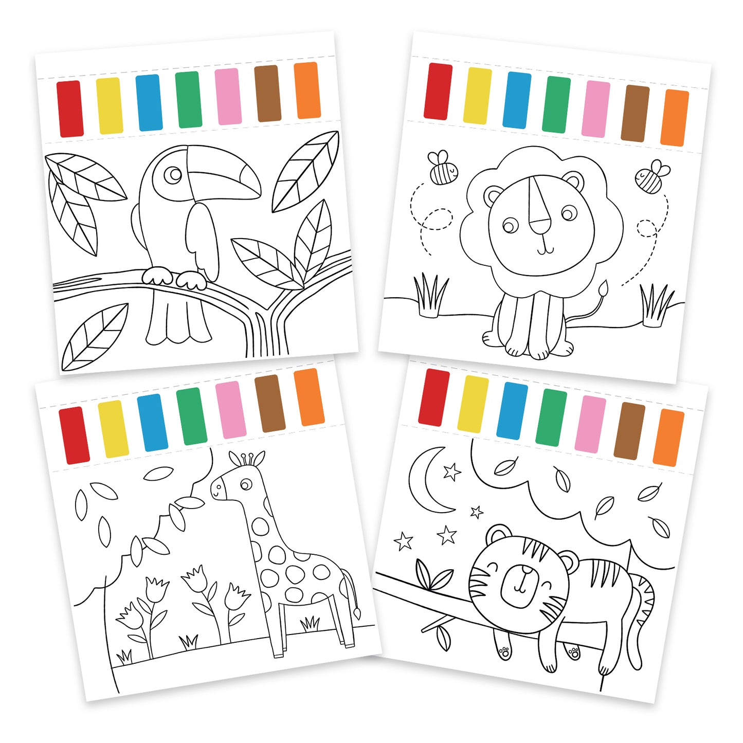 Water painting - Animals
