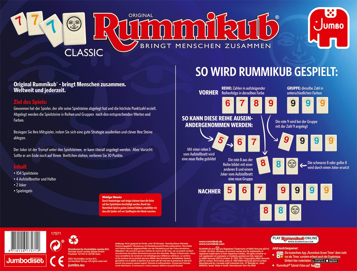 Original Rummikub Classic - product image - Jumboplay.com