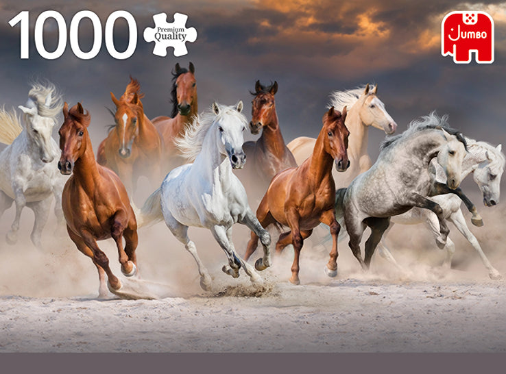 Premium Collection - Desert Horses -1000 pieces - product image - Jumboplay.com