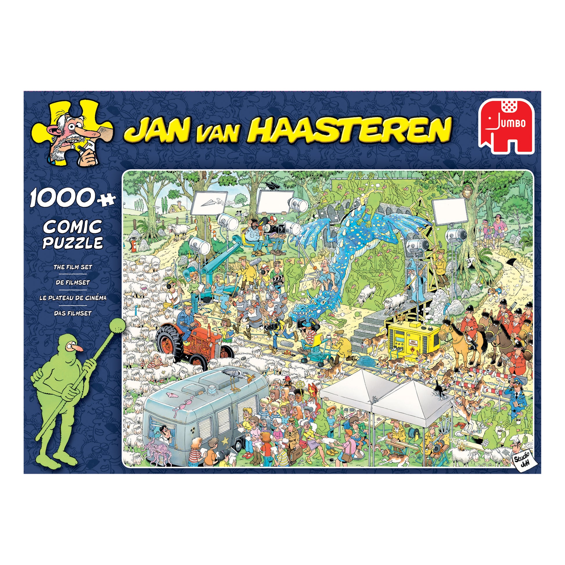 Jan van Haasteren - The Film Set (1000 pieces) - product image - Jumboplay.com