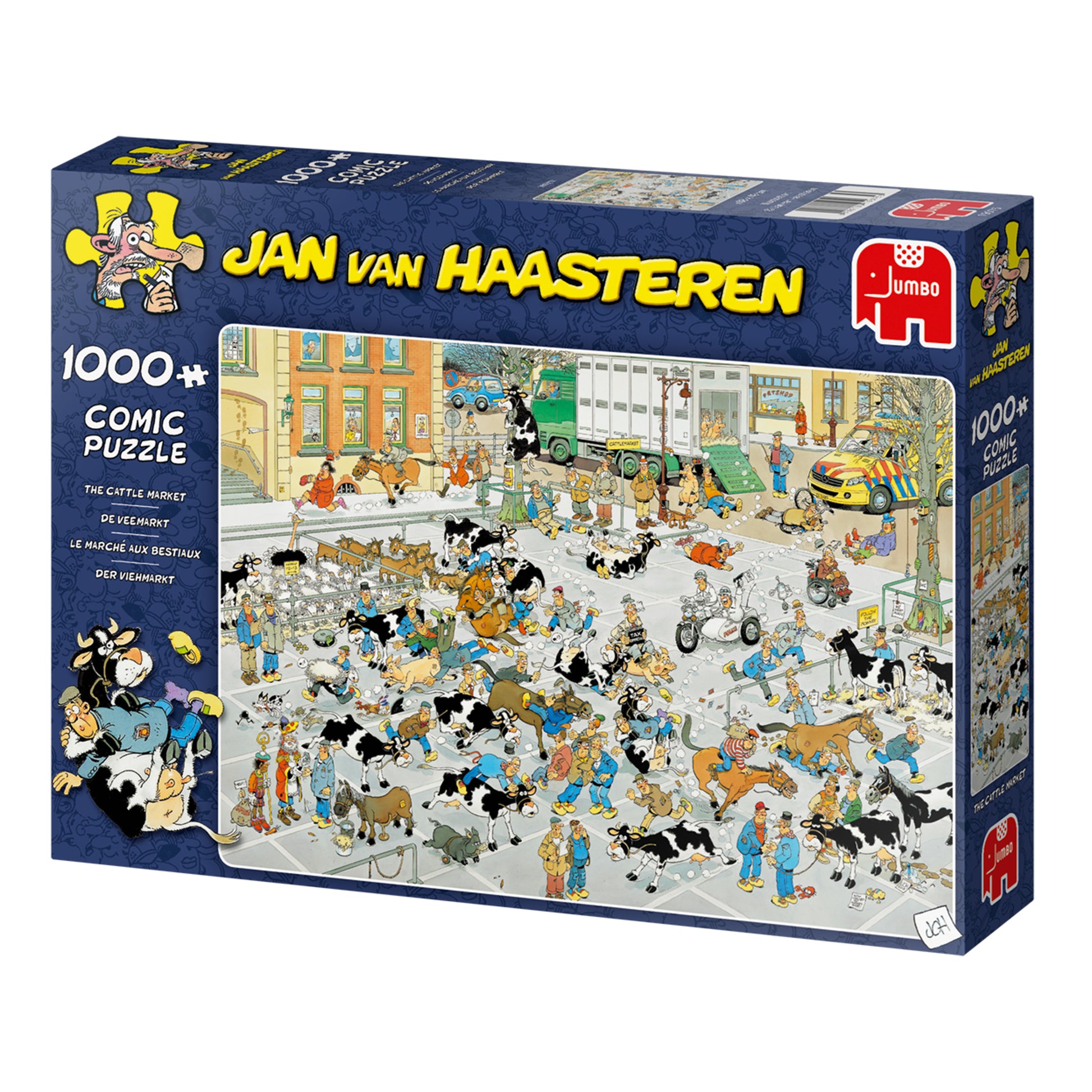 Jan van Haasteren - The Cattle Market (1000 pieces) - product image - Jumboplay.com
