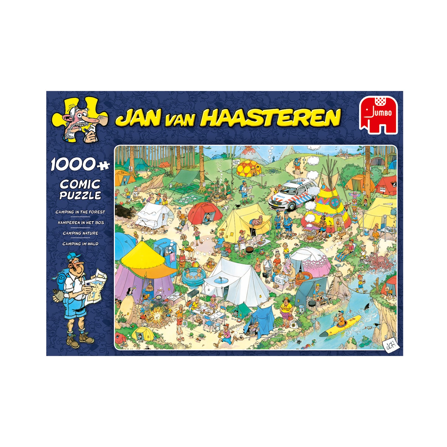 JvH Camping in the Forest (1000 pieces) - product image - Jumboplay.com