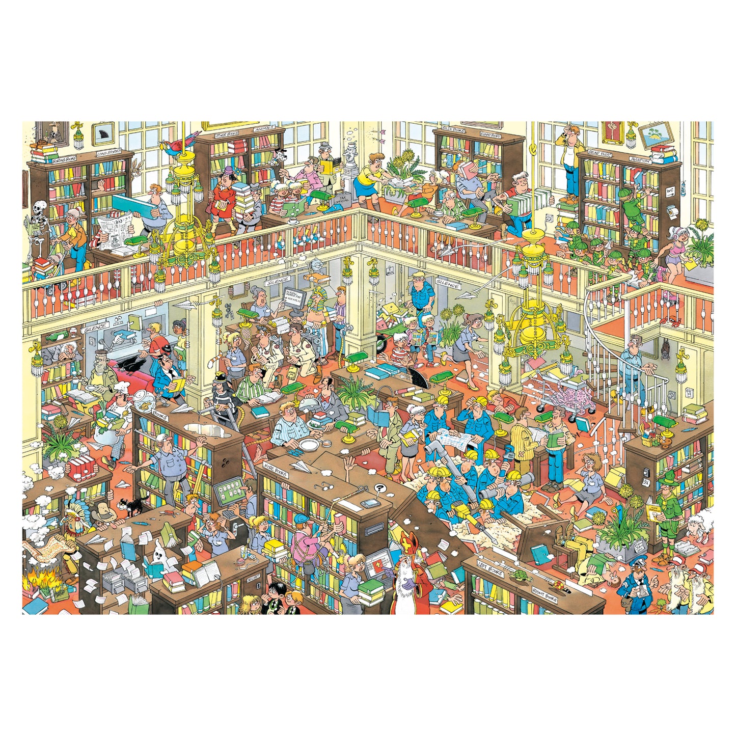 JvH The Library (1000 pieces) - product image - Jumboplay.com