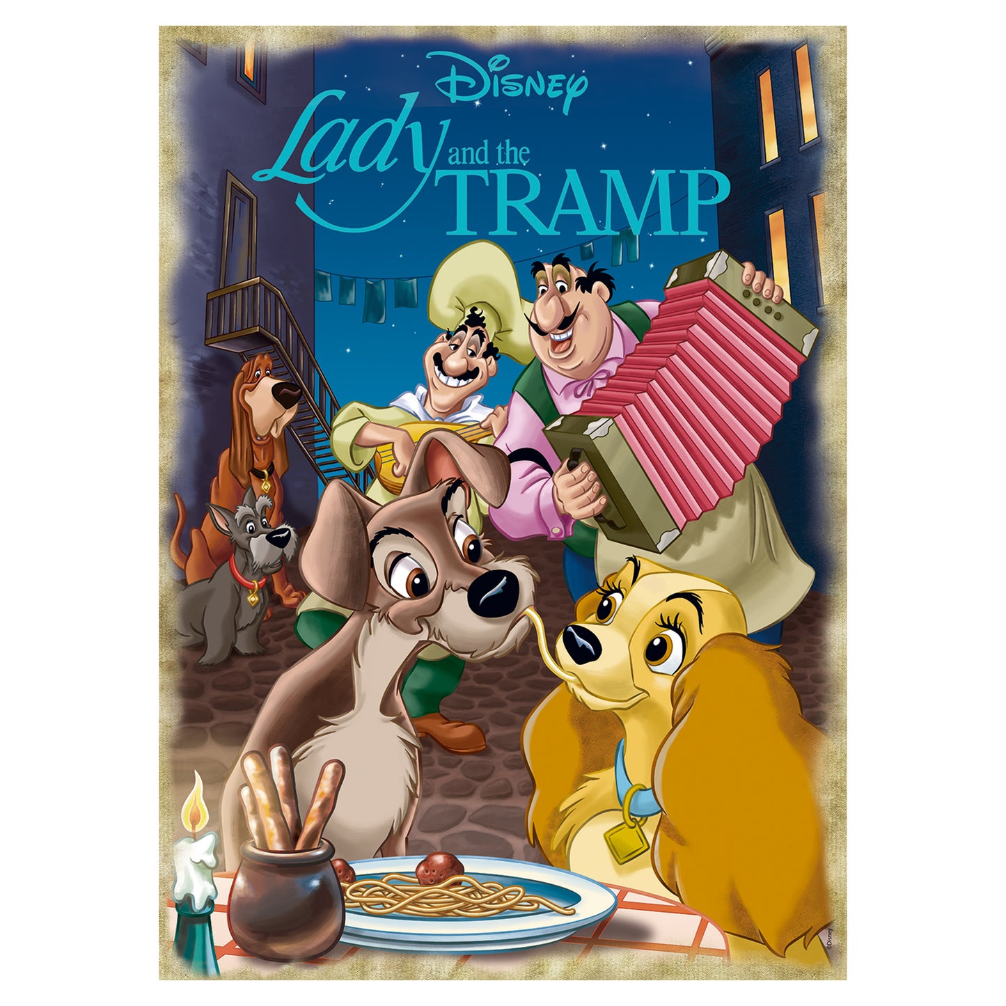 **Disney Classic Collection Lady & The Tramp 1000pcs - product image - Jumboplay.com