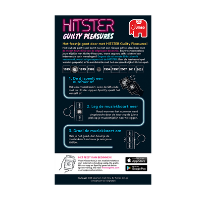 Hitster- Guilty Pleasures - product image - Jumboplay.com
