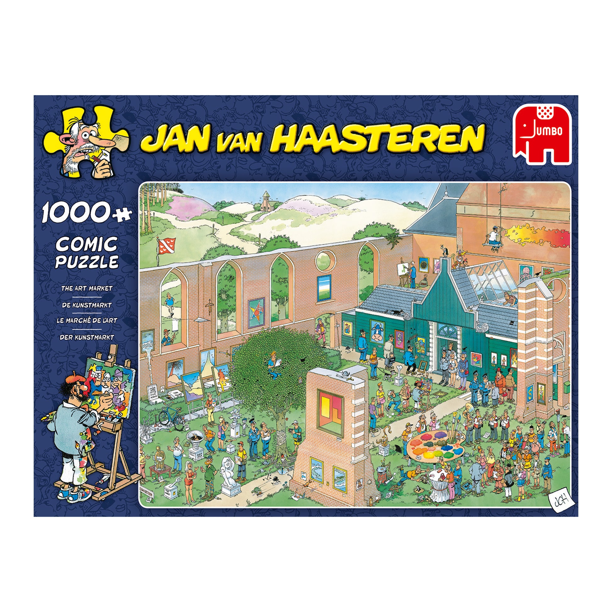 Jan van Haasteren - The Art Market (1000 pieces) - product image - Jumboplay.com