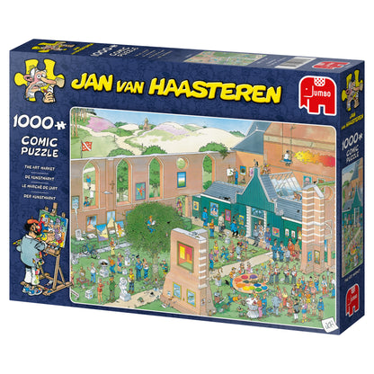 Jan van Haasteren - The Art Market (1000 pieces) - product image - Jumboplay.com