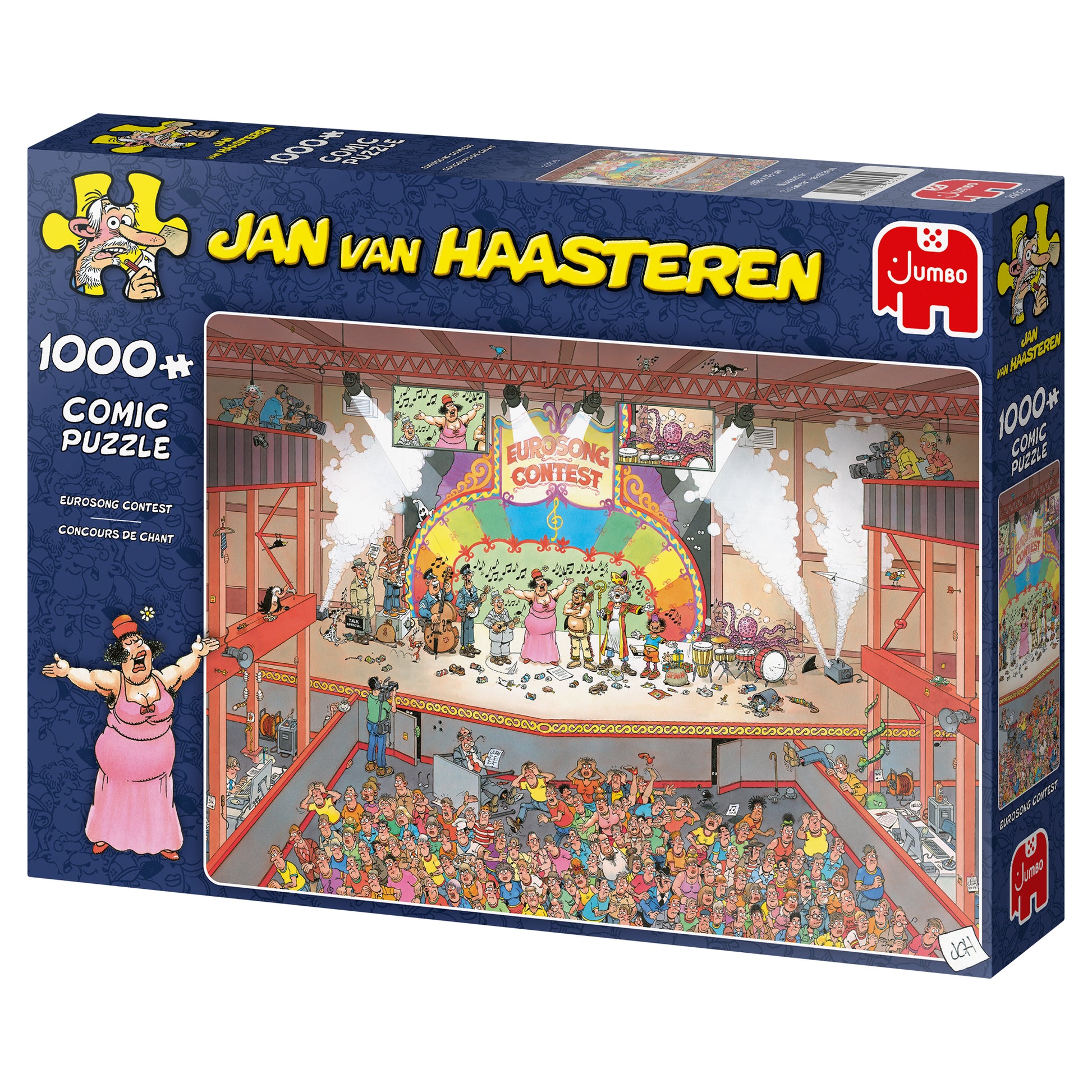 Jan van Haasteren - Eurosong Contest (1000 pieces) - product image - Jumboplay.com