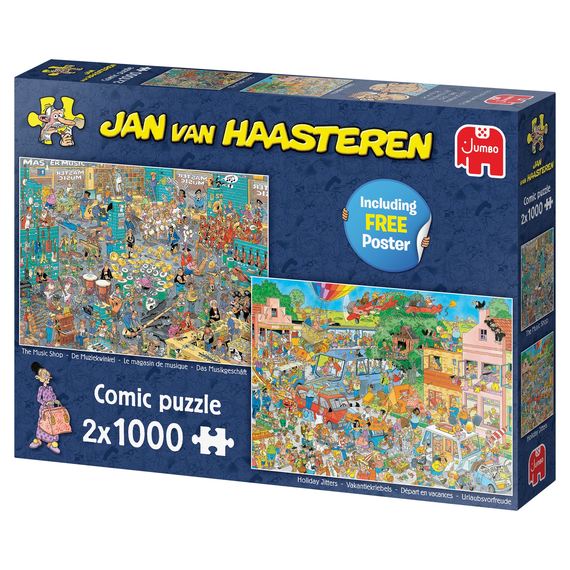 JvH The Music Shop & Holiday Jitters (2x1000 pieces) - product image - Jumboplay.com