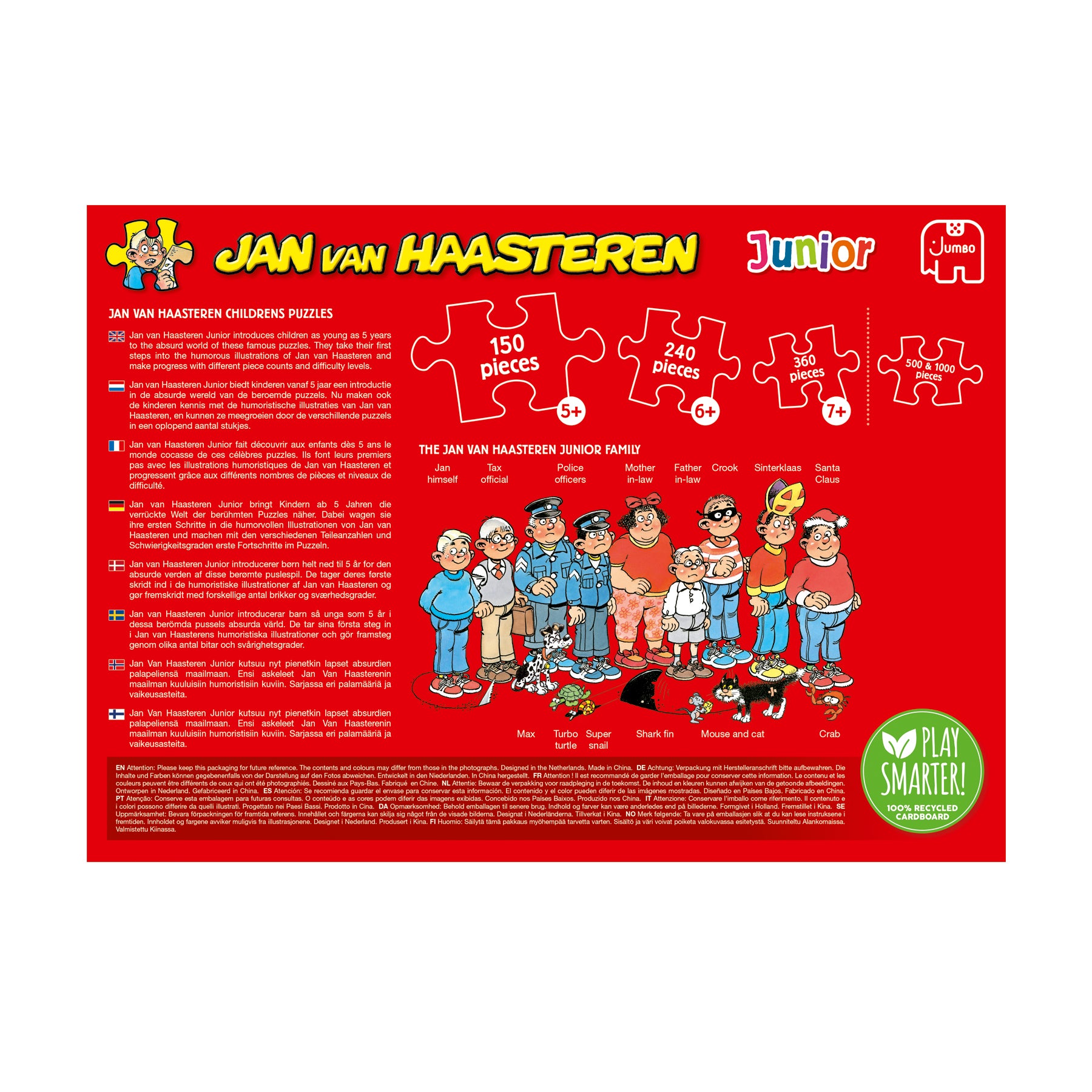 JvH Junior 9 Efteling Max & Moritz 360pcs - product image - Jumboplay.com