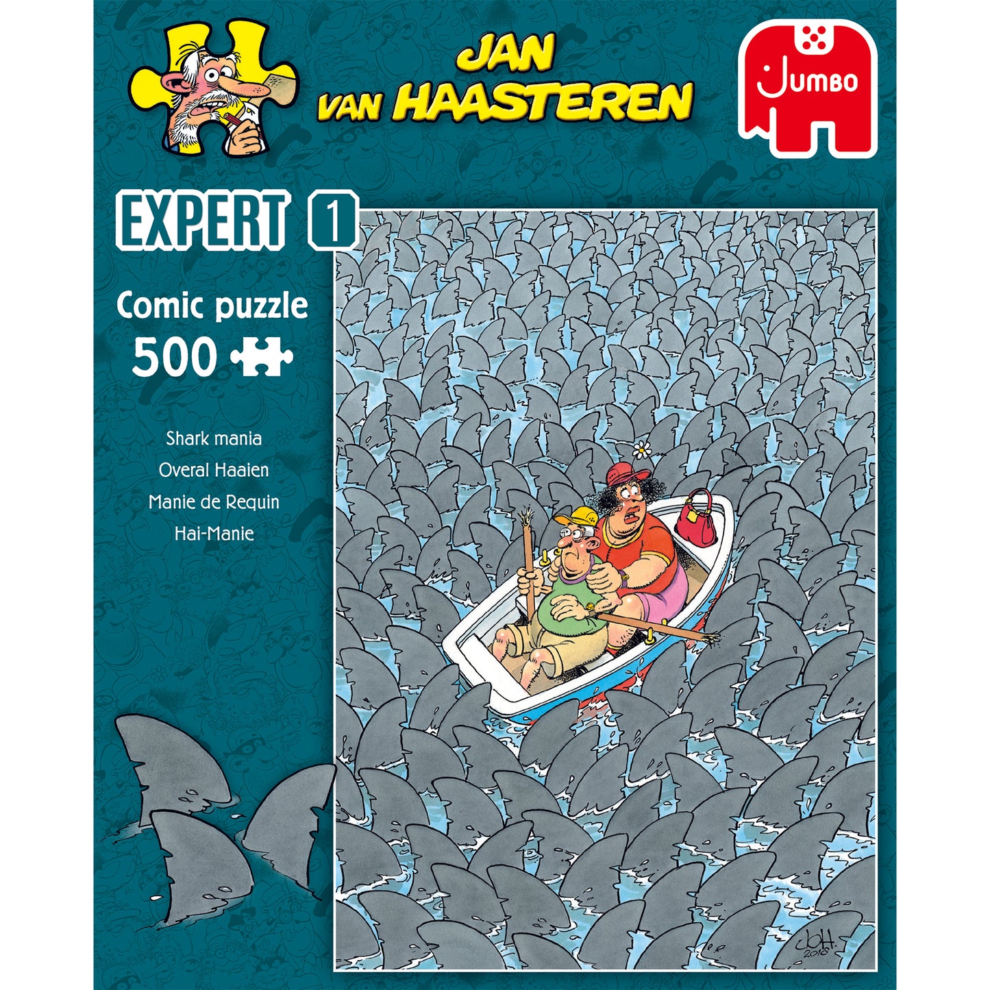 JvH Expert 1 Shark Mania (500 pieces) - product image - Jumboplay.com