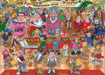 Wasgij Christmas 18 - Gingerbread Showstopper (2x1000 pieces)