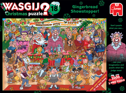 Wasgij Christmas 18 - Gingerbread Showstopper (2x1000 pieces)