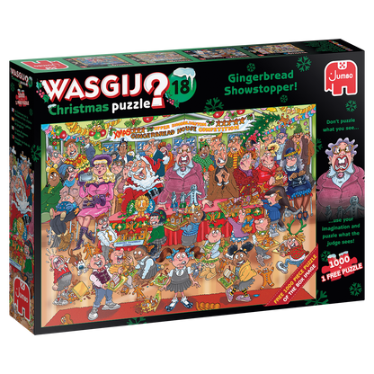 Wasgij Christmas 18 - Gingerbread Showstopper (2x1000 pieces)