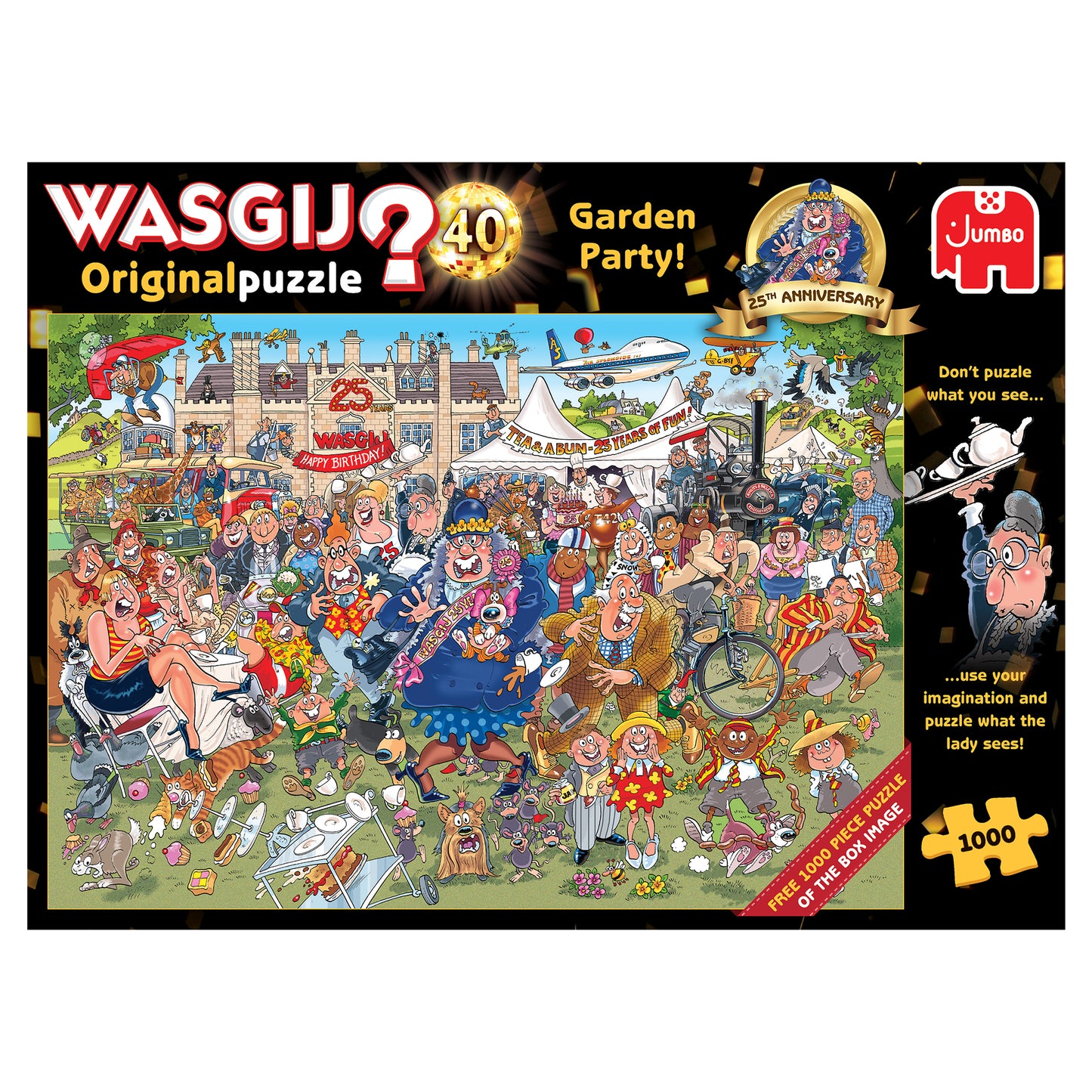 Wasgij Original 40 25th Anniversary 2x1000pcs (1x 1000pcs for free) - product image - Jumboplay.com