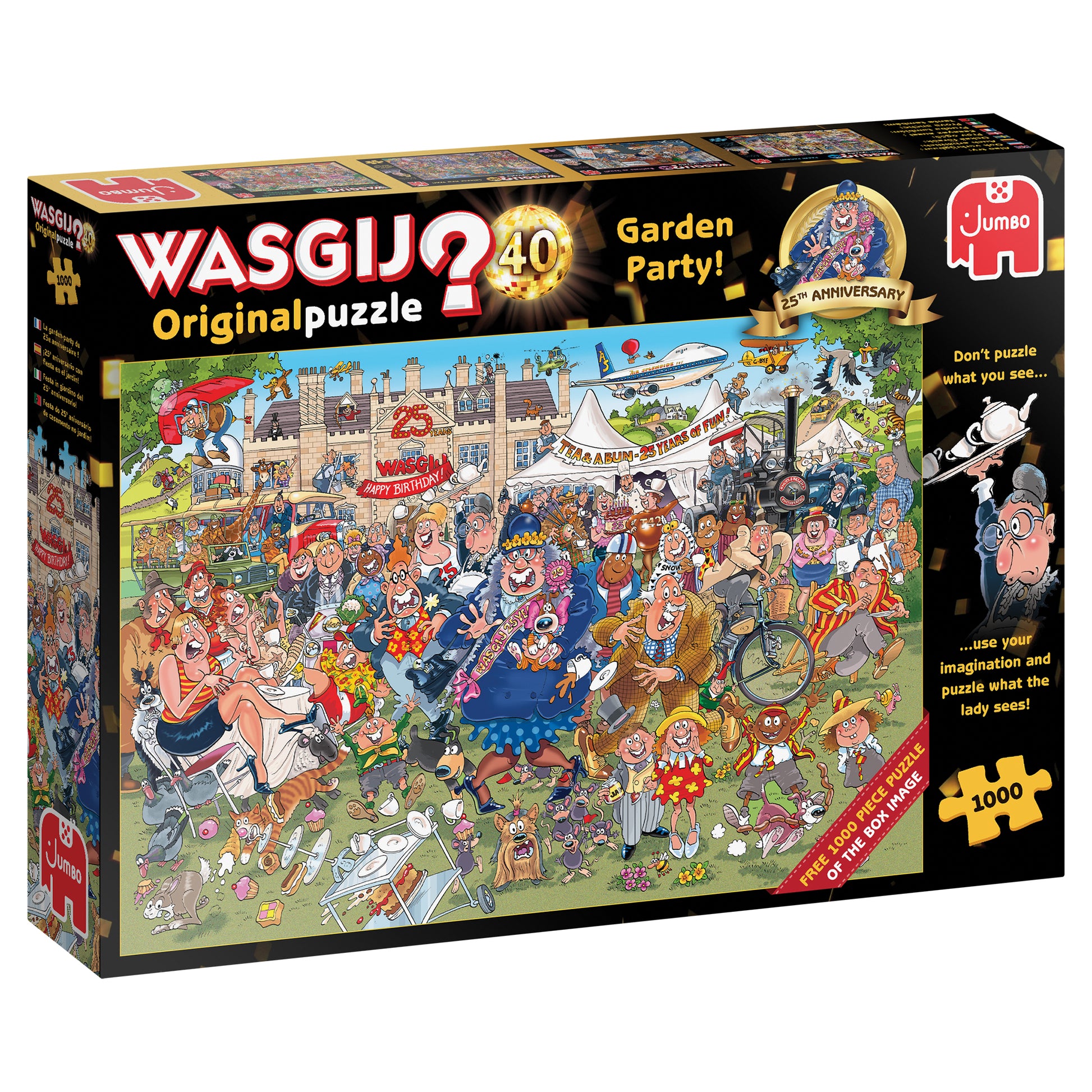 Wasgij Original 40 25th Anniversary 2x1000pcs (1x 1000pcs for free) - product image - Jumboplay.com